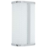 Kinkiet Palmas 10729 LED 15W 4000K IP44 szklany chrom transparentny