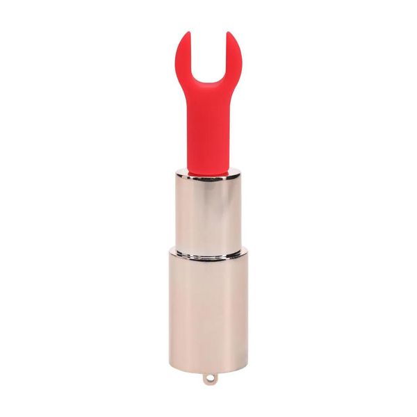 Tiffany - Lipstick Vibrator With 4 Attachments - Pink zdjęcie 4