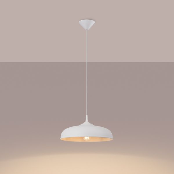 Lampa wisząca GINA biała zdjęcie 3
