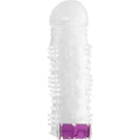 ohmama model teksturowany z wibrującym systemem, 13 cm - transparentny