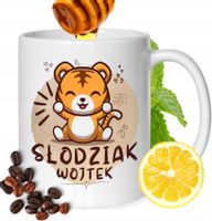 Kubek Dla Wojtka Kolegi Przyjaciela Męża Prezent Z Nadrukiem Biały 330Ml