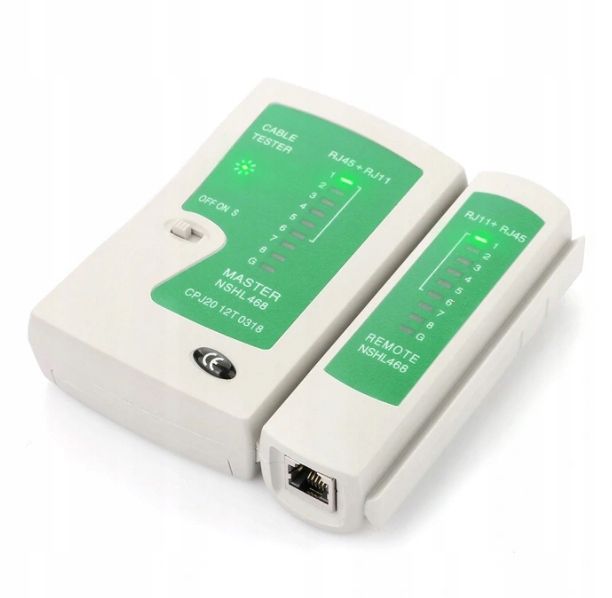 TESTER KABLI RJ45 ŚCIĄGACZ ZACISKARKA NARZĘDZ LAN3 zdjęcie 8