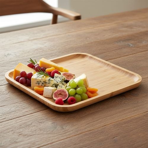 Taca do serwowania bambusowa 30x30 cm na Arena.pl