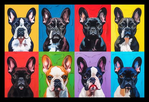 Plakat 30x20cm Buldogi Francuskie na Arena.pl