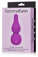 femmefunn stubby massager purple - kompaktowy masażer 7 trybow
