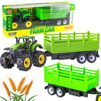 traktor rolniczy ciągnik maszyna odczepiana przyczepka pojazd farma 9878-1