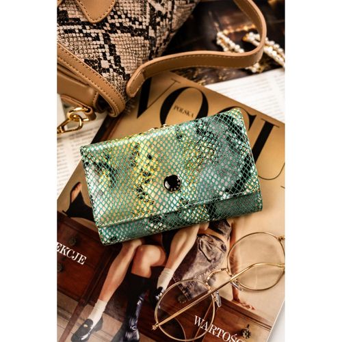 portfel damski na karty i bilon z modnym wzorem - peterson na Arena.pl