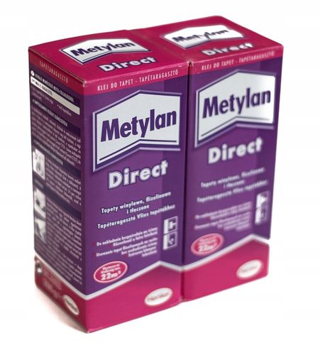 Klej do tapet na podkładzie flizelinowym, na flizelinie Metylan Direct 400g na Arena.pl