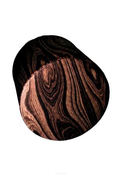 Pufa dekoracyjna Dark Oak zdjęcie 3