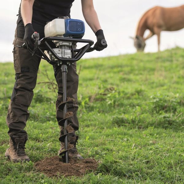 Spalinowy Świder Ziemny Wiertnica Spalinowa Glebowa 2 Wiertła SCHEPPACH zdjęcie 10