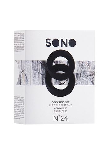 no.24 - cockring set - black na Arena.pl