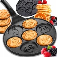 Patelnia do NALEŚNIKÓW placków PANCAKES jajek ze Wzorami Zwierząt 27cm
