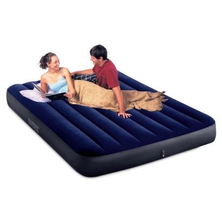 Materac dmuchany welurowy 191x137cm INTEX zdjęcie 2