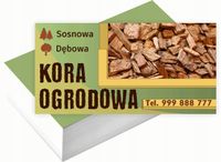 Wizytówki firmowe Foliowane 1000szt różne wzory KORA OGRODOWA