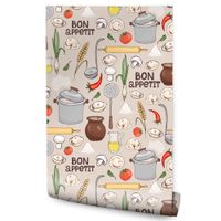 Tapeta Do Kuchni Warzywa Pomidory Grzyby Jedzenie