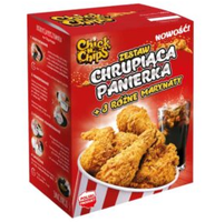 Chick'n'Chips Zestaw chrupiąca panierka + 3 różne marynaty 560 g