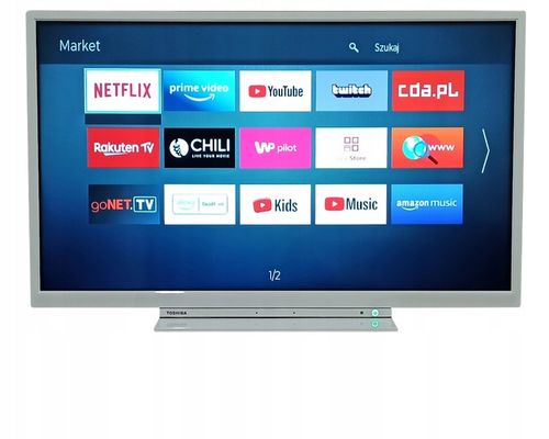 BIAŁY Telewizor SMART TV LED 32" Toshiba 32LK3C64DAA DVBT2 FullHD Bluetooth na Arena.pl