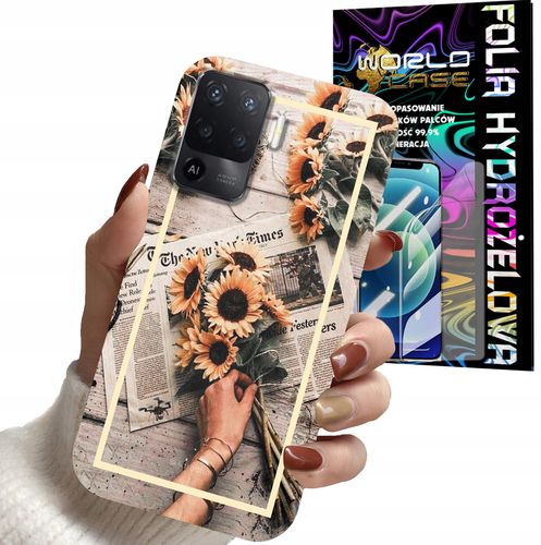 ETUI DO OPPO F19 PRO - SŁONECZNIK KWIATY DLA KOBIET PLECKI + FOLIA na Arena.pl