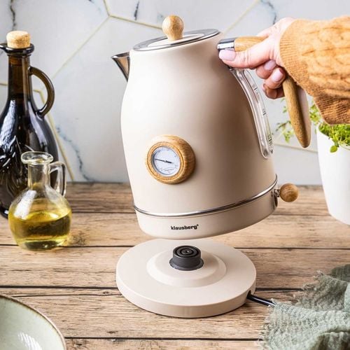 czajnik elektryczny 1,7l z termometrem klausberg kb-9006 retro na Arena.pl