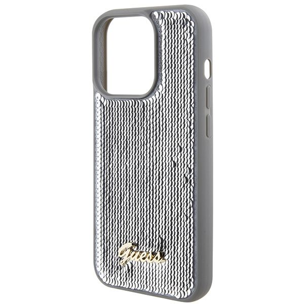 Etui Guess do iPhone 15 Pro, Srebrny zdjęcie 6