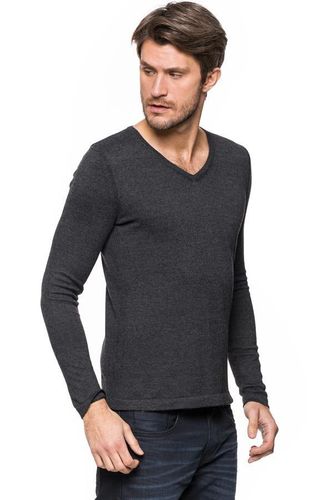 TOM TAILOR V-NECK WITH RIB DETAILS M na Arena.pl