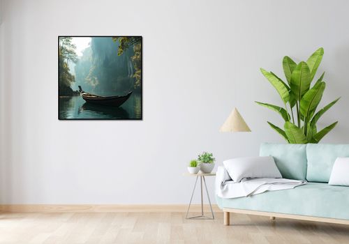 Plakat 80x80cm Samotność na Tafli na Arena.pl