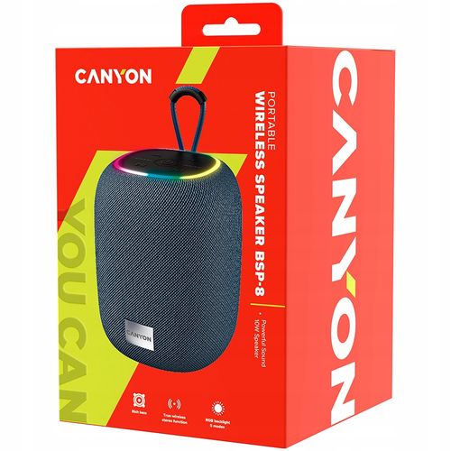 Głośnik bluetooth CANYON BSP-8 10W Szary na Arena.pl