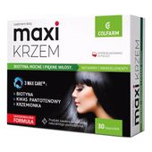 Maxi krzem 30 kaps Colfarm biotyna kwas pantotenowy