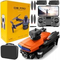 DRON ZDALNIE STEROWANY Z KAMERĄ HD WIFI ŻYROSKOP D6 PRO STEROWANIE GESTAMI