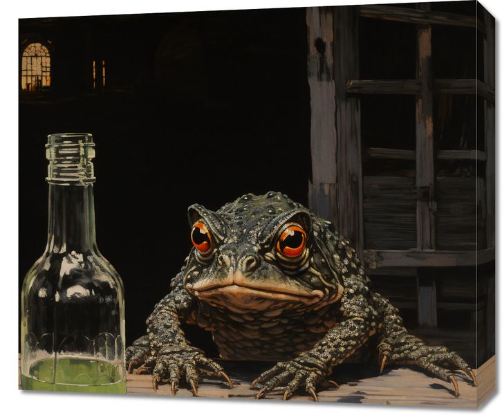 Obraz 70x60cm Oczekiwanie w Półmroku zdjęcie 1
