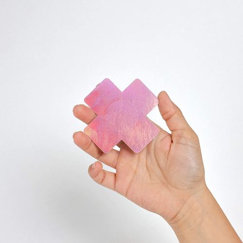 wow boobs! cross nipple pasties na Arena.pl