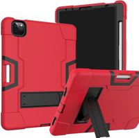 Etui do iPad Air 5/Air 4/Pro 11" Podstawka i Miejsce na Rysik Czerwony