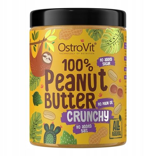 OstroVit Peanut Butter 3 x 1000 g MASŁO ORZECHOWE CRUNCHY na Arena.pl
