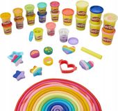 HASBRO PLAY DOH CIASTOLINA DUŻY ZESTAW 21 TUB 1,5 kg ciastoliny +