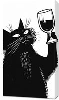Obraz 50x90cm Koci Wirtuoz
