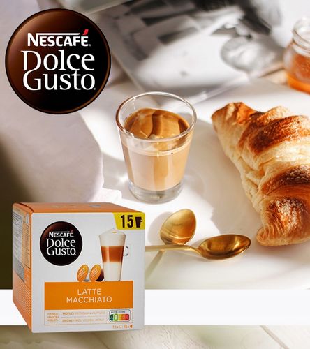 Kawa NESCAFE DOLCE GUSTO LATTE MACCHIATO 30szt + videobook GRATIS na Arena.pl