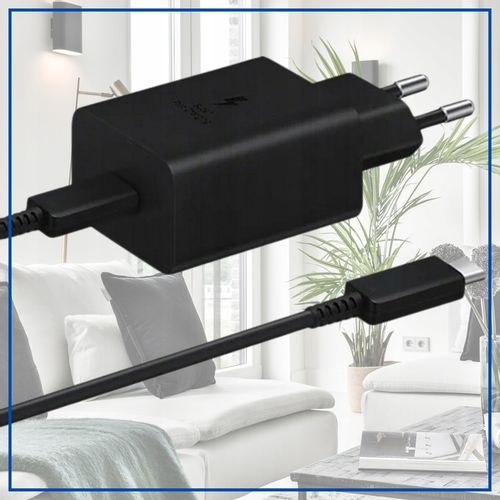 SZYBKA ŁADOWARKA SIECIOWA TELEFONU MOCNA 45W + KABEL USB-C 1M na Arena.pl