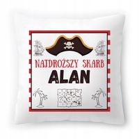Poduszka Dla Alana Na Urodziny Ze Zdjęciem Na Prezent Biała 40X40 Cm