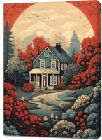 Obraz 70x100cm Idylla Rustykalna