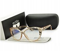 Okulary do KOMPUTERA zerówki Filtr DAMSKIE ESTILLO