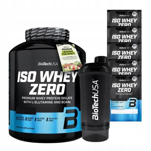 BIOTECH ISO WHEY ZERO 2270 g BIAŁKO + GRATIS 5x ISO WHEY ZERO 25g + SHAKER na Arena.pl