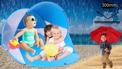 NAMIOT PLAŻOWY SAMOROZKŁADAJĄCY FILTR UV PARAWAN pop up ochrona na słońce na Arena.pl