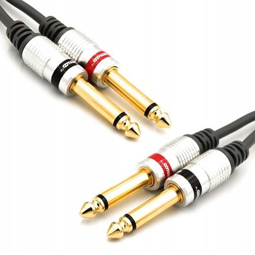 KABEL 2x JACK - 2x JACK 6,3 MONO 1,5m VITALCO MK48 na Arena.pl