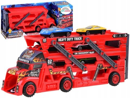 TIR laweta + 6 autka resoraki wyrzutnia cięzarówka Ciężarówka do przewozu s na Arena.pl