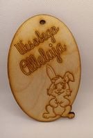 Jajo wielkanocne - ozdoba na Wielkanoc 14 x 9 cm