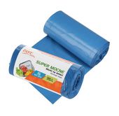 Worki na śmieci SUPER MOCNE LDPE 35 L 15 sztuk niebieskie mocne grube