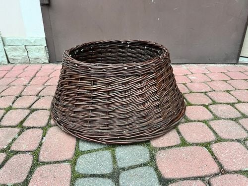 Ciemna osłona na stojak pod choinkę fi 60 cm naturalna na Arena.pl