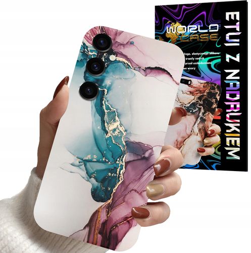 ETUI CASE DO SAMSUNG S24 FE - MARMUR WZORY DLA KOBIET PLECKI OBUDOWA na Arena.pl