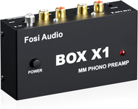 BOX X1 Przedwzmacniacz Gramofonowy MM RIAA RCA AUX Audio