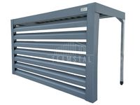 Osłona klimatyzatora - pompy ciepła 110x40x90 cm antracyt  TS562